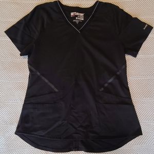 Grey's Anatomy Black Impact Active Scrub Top